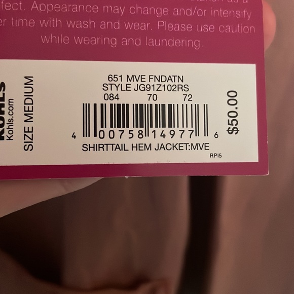 Pinkish mauve jacket - Picture 5 of 5